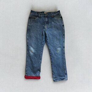 RedHead Mens Fleece-Lined Denim Jeans 34x32 Warm Cozy Winter Wear Work Insulate